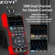 Осцилограф ZOYI ZT - 703S 2*50 МГц, мультиметр генератор сигналів 3,5-дюймовий великий екран - изображение 3
