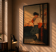 Постер 30х40см у рамці зі склом Sunset Goku Dragon Ball - изображение 1