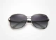 Женские градиентные солнцезащитные очки KINGSEVEN N7017 Black Gradient Gray - изображение 2