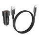 Зарядное устройство Borofone BZ19 Wisdom 12 Вт 2 порта USB Type-C Черный (BZ19) - изображение 2