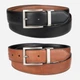 Ремень двусторонний мужской Tommy Hilfiger 294123654 32 (100.5 см) Черный/Коричневый (1161038536) - изображение 1