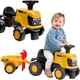 Толокар-трактор Falk JCB Fastrac з причепом Жовтий 315CS (3016200000754) - зображення 3