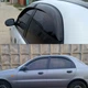 Дефлектори вікон вітровики для Daewoo Lanos 1998- Широкі 4 шт (Auto Clover) - изображение 3