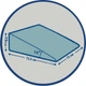 Подушка ортопедична Клин при рефлюксі Широкий 73х73х15см Olvi J2540SW - зображення 4