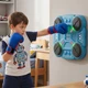 Interaktywna tarcza bokserska Woopie Bluetooth muzyczna 11 elementów niebieska (5906280658830) - obraz 8