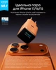 Мережевий зарядний пристрій Anker Nano Charger - 45W USB-C Smart Display Blue (7292817) - зображення 4