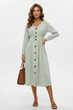 Платье женское однотонное мятного цвета Fashion размер 44 (217648) - изображение 1