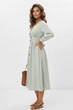 Платье женское однотонное мятного цвета Fashion размер 44 (217648) - изображение 2