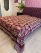 Гобеленовое покрывало 200×220 см (капа) Амелия бордо - изображение 1