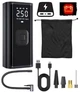 Автомобильный компрессор насос Cafele VC-027 100W TypeC с функцией PowerBank с фонариком и переходниками Черный - изображение 8