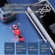 Автомобильный компрессор насос DC-B55 -12 100W Type-C + фонарик, сумка, переходники Черный - изображение 6