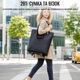 Сумка хозяйственная на колесах Shopping Bag 32 х 15 х 40 см (R32864) Черный - изображение 9