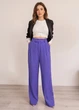 Брюки жіночі широкі з ліоцелу ZARA M - зображення 2