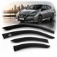 Дефлектори вікон ветровики для Nissan Leaf (ZE1) 2017- Скотч 3M Voron Glass - зображення 1