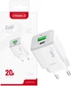 Сетевое зарядное устройство Intaleo GaN3 20W USB-A+USB-C INT-TCGN202CA White (1283126637247) - изображение 8