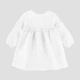 Детское муслиновое платье для девочки Bembi PL422-200 68 см Белое (14422726833.200) - изображение 1