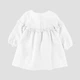Детское муслиновое платье для девочки Bembi PL422-200 68 см Белое (14422726833.200) - изображение 2