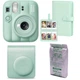 Подарунковий набір Fujifilm Instax Mini 13 Lagoon Green (Зелений) / Камера + Чохол + Альбом 108 фото + Фотопапір 10 знімків / Summer Set 2026 - изображение 1