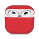 Чохол для навушників Armorstandart Ultrathin Silicone Case для Apple AirPods 3 Red (ARM60293) - зображення 1