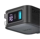 АЗУ Hoco Z67A Triunfar PD60W(1C1A)+Type-C/iP car charger with dual telescopic cable and digital display dark Black - изображение 3