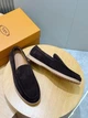 Мужские замшевые лоферы TOD'S темно-коричневого цвета размер 41 - изображение 3