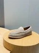 Мужские замшевые лоферы TOD'S светло-коричневого цвета размер 41 - изображение 9