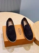 Мужские замшевые лоферы TOD'S темно-коричневого цвета размер 41 - изображение 9