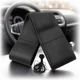 Чохол обплетення на руль Elegant Comfort L 39-41/10,5 см обхват Шкіра Гладка Чорна (EL105 003) - зображення 1