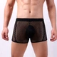 Мужские трусы боксеры в сетку Clever-Menmode L Черный - изображение 1