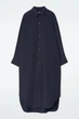 Сукня жіноча COS relaxed cotton shirt dress 1261300001 Eur 40 Темний синій - зображення 8