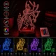 Светильник ночник «Персонаж Dota 2 Дота 2 Doom Дум Люцифер» на подарок дотеру геймеру Dota. 3D лампа с Led-подсветкой и пультом (7 цветов 4 режима) (3DP087) - изображение 2