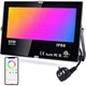 Светодиодный прожектор DUSKTEC BLFL-LFFA RGB 80 Вт Bluetooth IP66 7900 лм - изображение 1