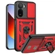 Чехол Fiji Camera Defence для Xiaomi Redmi A7 Pro бампер с защитой камеры и подставкой Red - изображение 1