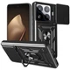 Чехол Fiji Camera Defence для Xiaomi 17T бампер с защитой камеры и подставкой Black - изображение 1