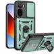 Чехол Fiji Camera Defence для Xiaomi Redmi A7 Pro бампер с защитой камеры и подставкой Green - зображення 1