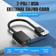Звукова картка USB Vention Audio Earphone Microphone Black (CDYB0) - зображення 5