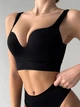 3D топ без кісточок з PUSH UP ефектом поліамід 92% еластан 8% M блакитний - зображення 3