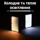 Светодиодная накамерная лампа Andoer W140RGB RGB 8W Черная 2500-9000K - изображение 2