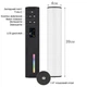 Портативная светодиодная лампа Andoer W200RGB RGB 2500-9000K пластик черный - изображение 8