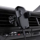 Автодержатель Acefast D48 бездротова зарядка 15W пластик чорний - зображення 6