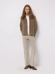 Рубашка хлопковая женская Colin's CL1076672BEI L Beige (8684112951348) - изображение 3