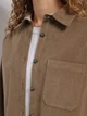 Рубашка хлопковая женская Colin's CL1076672BEI L Beige (8684112951348) - изображение 4