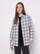 Рубашка хлопковая женская Colin's CL1071217LGR S Light Grey (8684890000368) - изображение 1