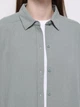 Рубашка хлопковая женская Colin's CL1077307SAG M-L Sage (8684890000634) - изображение 4