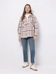 Рубашка женская Colin's CL1076426OFW L Off White в клетку (8684112828329) - изображение 3