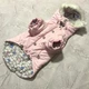 Зимняя куртка для собак Бантики на спинке, с капюшоном, розовая XL Is Pet 000355320 - изображение 3