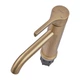 Змішувач для умивальника Zerix Rex-001-B Brushed Gold з нерж. сталі (Колір матове золото) (ZX6116) - зображення 5