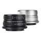 Объектив Qigongjiang 25 мм F1.8 с ручной фокусировкой для Sony E-mount, серебристый - изображение 3