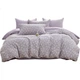 Комплект постельного белья BEYOND Home Textiles класса А из чистого хлопка, состоящий из четырех предметов: пододеяльник, простыня и одеяло в стиле «принцесса» из чистого хлопка фиолетового цвета, для кровати 1,8 метра, Jiaju Gua. - изображение 2