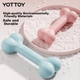 Гантели Yottoy с покрытием для домашнего фитнеса и использования в общежитиях, пара, цельнолитые чугунные гири, небесно-голубые, 1 кг. - изображение 11
